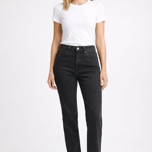 Seven7 Women's High Rise Black Jeans